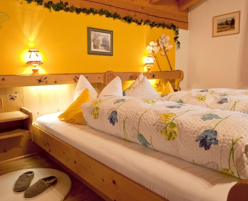 Ferienwohnung Alpenwelt Karwendel-Schlafzimmer